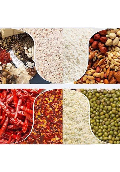Mini Baharat Kahve Öğütücü Elektrikli Hızlı Öğütücü Çok İşlevli Parçalama Makinesi Kuru Tahıl Değirmeni Baharat Tohumları Pirinç Çekirdeği Çeşniler İçin Çok Renkli