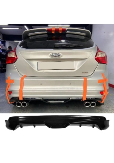 Ford Focus Hb Arka Karlık Tampon Eki 2431 Boya Kodu Boyalı Plastik Aytozu Gri