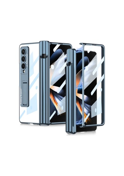 Samsung Galaxy Uyumlu Z Fold 4 Kilif Zore Kipta Standli Kalem Bölmeli K 563310557