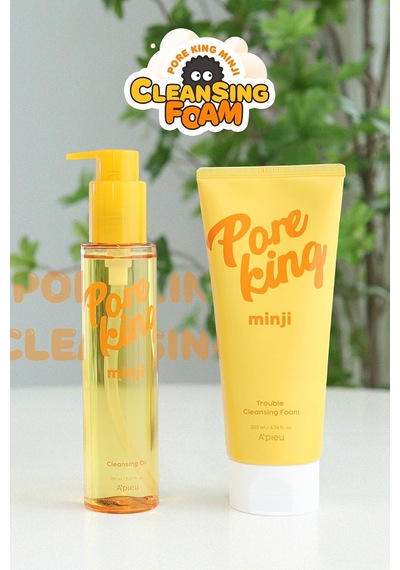 Gözenek Arındıran&siyah Nokta Karşıtı Temizleme Köpüğü A'pıeu Pore King Minji Trouble Cleansing Foam, 8115