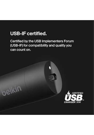 Belkin Boost Charge 30w Usb-c Hızlı Araç Şarj Aleti, Siyah