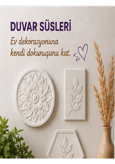 Emin Türkoğlu Kartonpiyer Alçısı 3 Kg Hobi Ve Dekoratif Tasarımlar İçin-özel Katkılı-çabuk Donan-poşetlenip Gönderilir