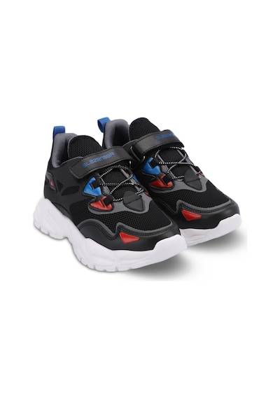 Slazenger  Kajal I Çocuk Cırt Cırtlı Siyah Sneaker