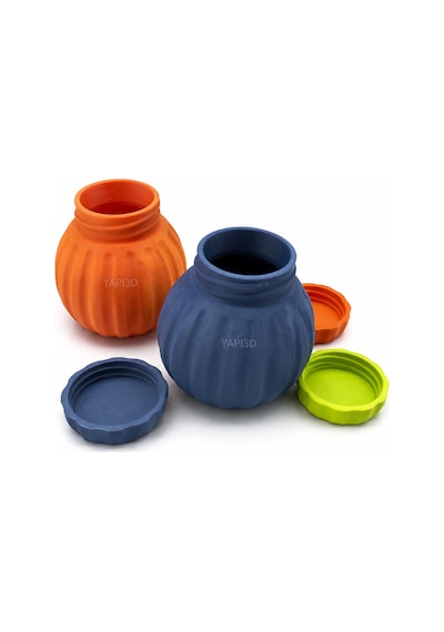 Yapı3d Mini Vidalı Kapaklı Saklama Kutusu Çok Amaçlı Düzenleyici Kutu Küçük Boy Organizer Kutu 1 Adet Çok Renkli