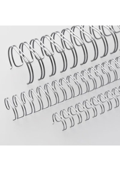 Office Force 5/8'' Gümüş 2:1'' (Inç) A4 23 Loop Kutu Tel Spiral 5