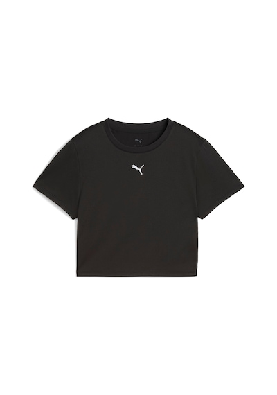 Puma Tad Essentıal W Baby Tee Kadın Tişört SIYAH