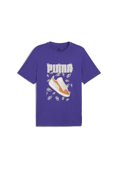 Puma Graphics Sneaker Tee Erkek T-shirt-mavi Mavi