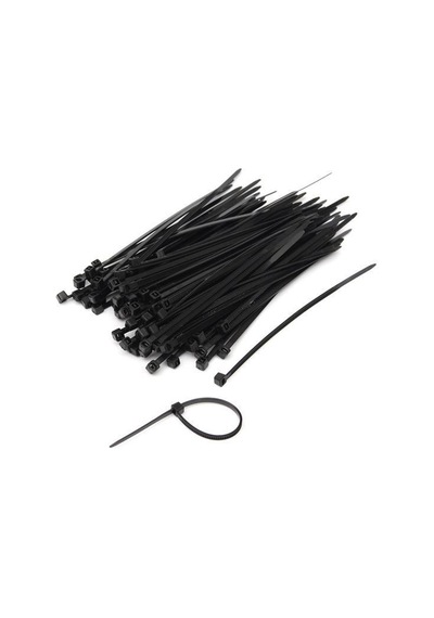 Kupa Plastik Cırt Kelepçe Siyah 4 8 X 300 Mm 100 Adet
