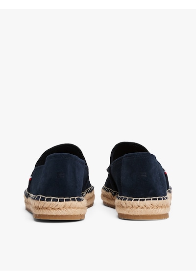 Tommy Hilfiger Hılfıger Flex Espa Suede Loafer Erkek Mavi Günlük Ayakkabı - Fm0fm05392