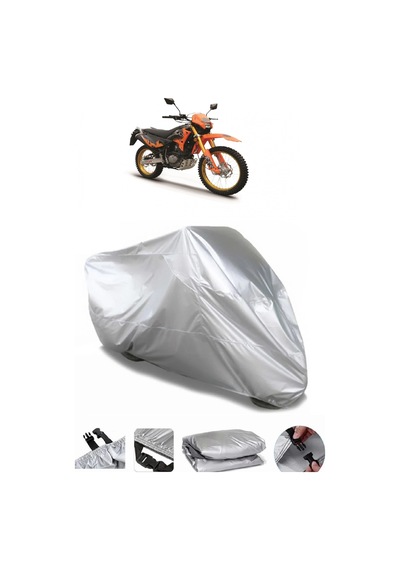 Rks Rk200-r Gri Su Geçirmez Motosiklet Uyumlu Brandası Premium