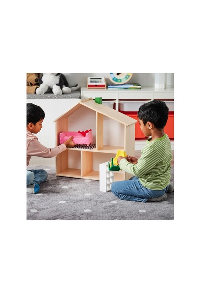 Ikea Flısat Bebek Evi, Huş, 58x22x59 Cm