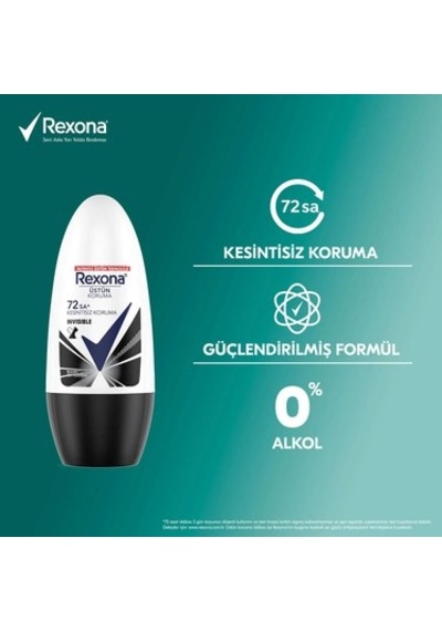 50 Ml 72 Saat Kesintisiz Koruma Sağlayan Kadın Roll On Deodorant