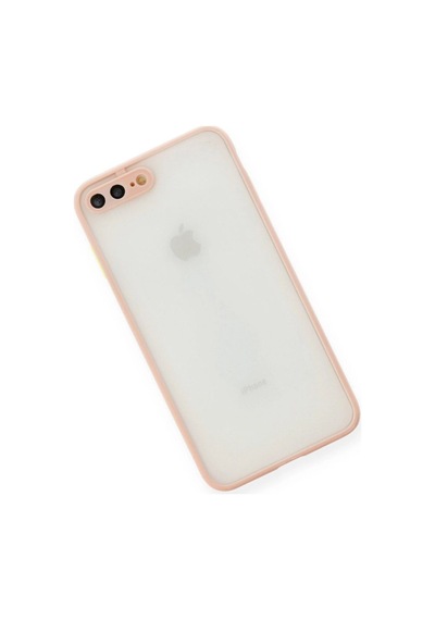 Apple, Uyumlu iPhone 7 Plus Kılıf Montreal Silikon Kapak - Pembe