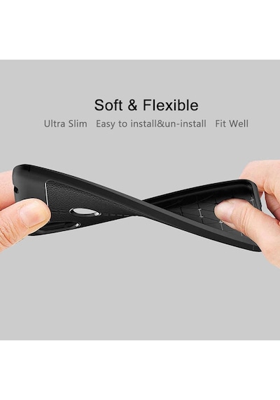 Xiaomi Redmi Note 6 Pro Kilif Deri Tarzi Niss Silikon Case 389472359