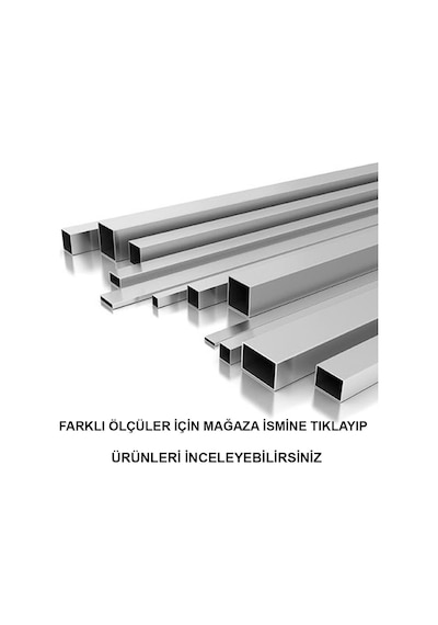 Mastar Alüminyum Kutu Mastar Profil Boru 50X20X1.5 Mm 504886142