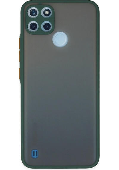 Cosmotex Newface Realme C21y Kılıf Montreal Silikon Kapak - Yeşil