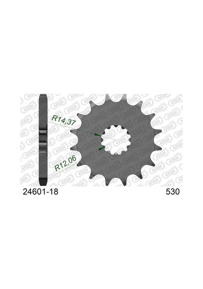 Kawasakı Zx-12r Ninja Zx1200 Çelik Ön Dişli 530 24601-18