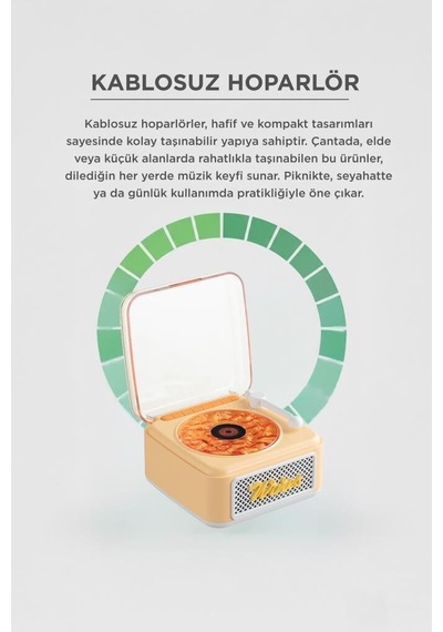Özel Üretim Bluetooth Hoparlör D61 Sarı Kablosuz Ses Renkli Spiker Ev Aksesuarı