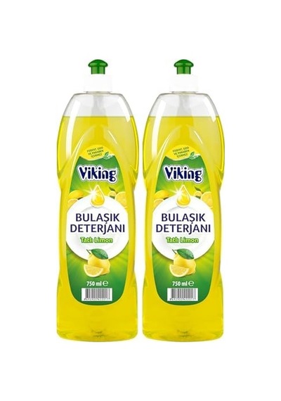 Sıvı Bulaşık Deterjanı Limon Kokulu 750 Ml 1 Adet 2li Paket