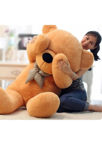 Kuki Oyuncak 160 CM Sevimli Açık Kahverengi Peluş Ayı