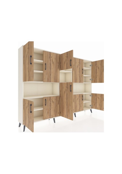 Arges Dolap 14 Raflı 10 Kapaklı 220x30x163 Aytaşı-çam/aytaşı Atlas Çam/aytası - Aytası Arges Dolap 14 Raflı 10 Kapaklı 220x30x163 Aytaşı-çam/aytaşı Atlas Çam/aytası - Aytası