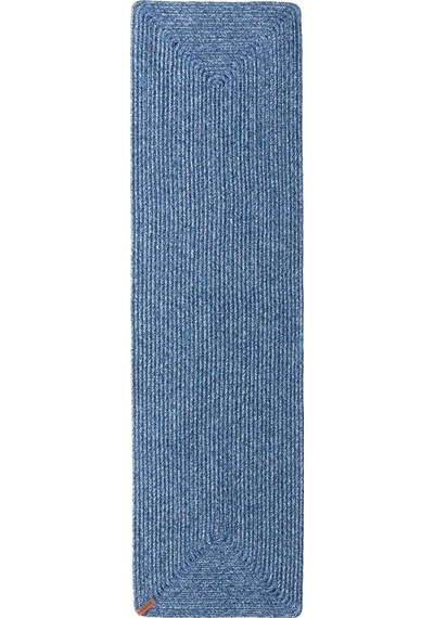 Koza Home Cesta El Yapımı Örgü Lacivert Köşeli Runner 37x136 4018 Standart