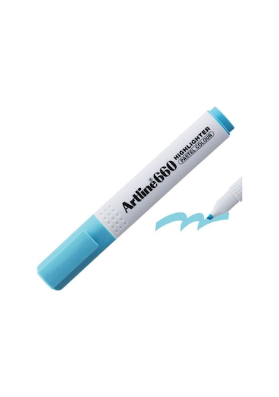 Tahtakalehobi-Artline 660 Fosforlu Kalem Pastel Mavi