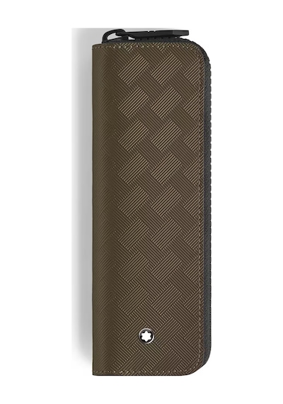 Montblanc Extreme Deri Fermuarlı 1li Kalemlik 221450 Haki
