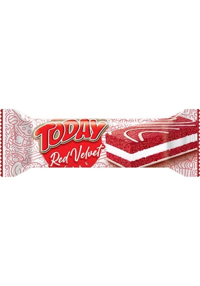 Today Red Velvet Kek 40 Gr. 24 Adet (1 Kutu)