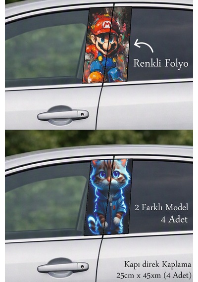 Aracınız İçin Özel Detay Direk Kaplama Folyo Baskı