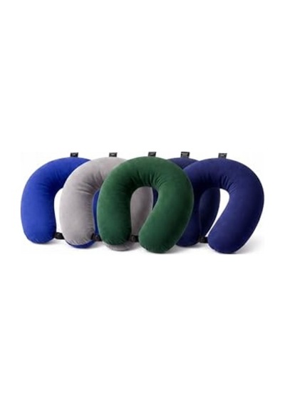 Ergonomik Boyun Ve Seyahat Yastığı Yumuşak Silikon Dolgulu, Çıtçıtlı Ve Yıkanabilir U Yastık Uçak, Araba, Otobüs, Ofis Ve Uzun Yolculuklar İçin Konforlu Boyun Desteği