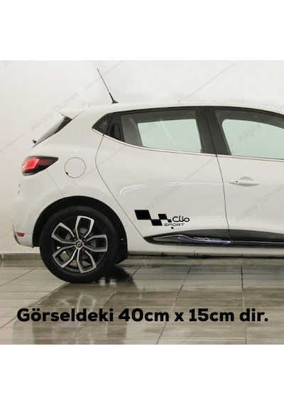 Clio Sticker Renault Oto Sticker Clio Kapı Altı Sticker