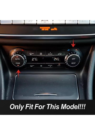 Mercedes Benz Klima Tuş Kaplamaları Krom Cla W117 Gla W156