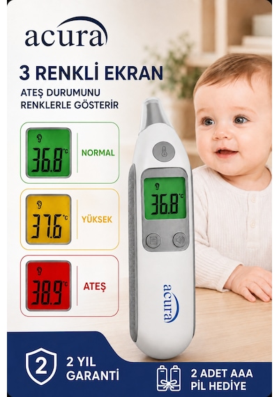 Acura Ac-9290 Thermoscanner Kulaktan Ateş Ölçer
