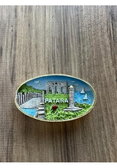 Antik Şehri Manyetik Dekoratif Buzdolabı Süsü, El Yapımı 3d Minyatür Şehir Manzarası, Turistik Hediyelik Eşya