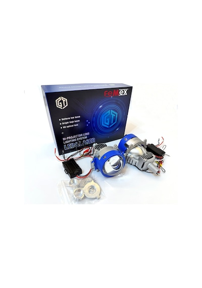 Femex P70 Bi-led Projektör Far İçi Led Mercek 3,0 Inc High Power Kısa Uzun Birlikte