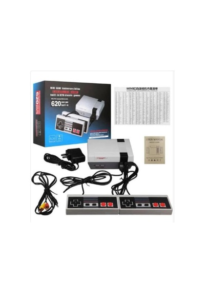 Beyaz Retro Mini Oyun Konsolu 620 Oyunlu Hdmı Bağlantılı Bluetoothsuz Televizyon Atarisi