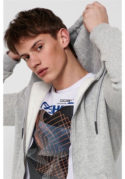 Only & Sons Onsceres Fermuarlı Hoodie Sweatshirt - 22018684 001
