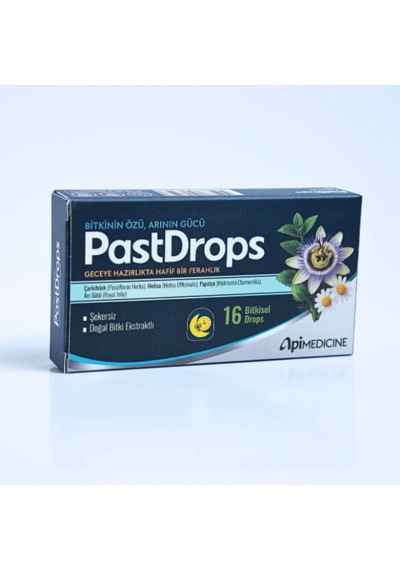 Apimedicine Pastdrops Rahat Uyku İçin Şekersiz Bitkisel Drops