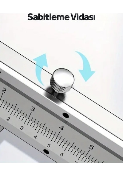 YSB 150 mm Standart Seri Mekanik Vidalı Kumpas - Ekonomik ve Dayanıklı -