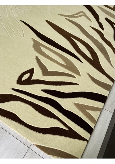 Saray Halı Vizyon 11340 R 200X300 Krem Kahverengi 6 M2 Halı !