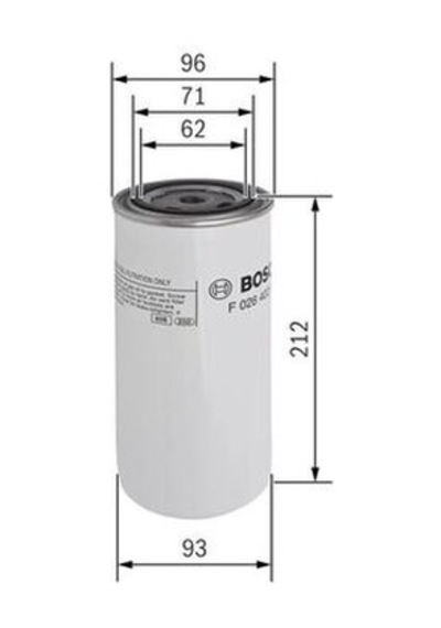 Bosch F026402035 Dizel Filtre