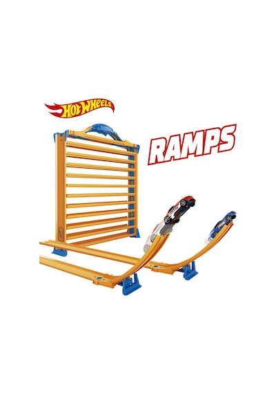 Hot Wheels Racentrack 44 Adet Araba İçin Depolama Rafı ve Yol Pisti HWCC9B