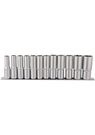 NT Tools NCSET75 12 Parça 1/2" Altı Köşe CR-V Uzun Lokma Seti