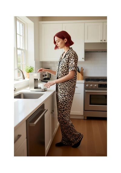 Ersefa Kadın Leopar Desenli Kısa Kollu Pijama Takımı Fonksiyonel Dayanık Çok renkli Ersefa Kadın Leopar Desenli Kısa Kollu Pijama Takımı Fonksiyonel Dayanık Çok renkli