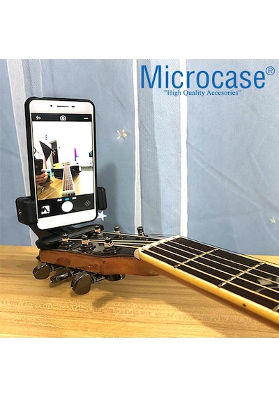 Müzisyenler için Klipsli Gitar Telefon Tutucu Nota Okuma AL3477