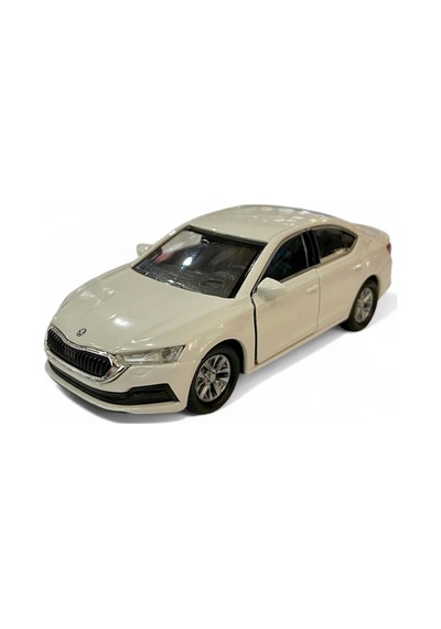 Welly 1/36 Skoda Octavia Beyaz Çek Bırak