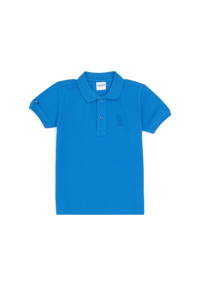 U.S. Polo Assn. Erkek Çocuk Saks Basic Polo Yaka Tişört 50279572-VR045