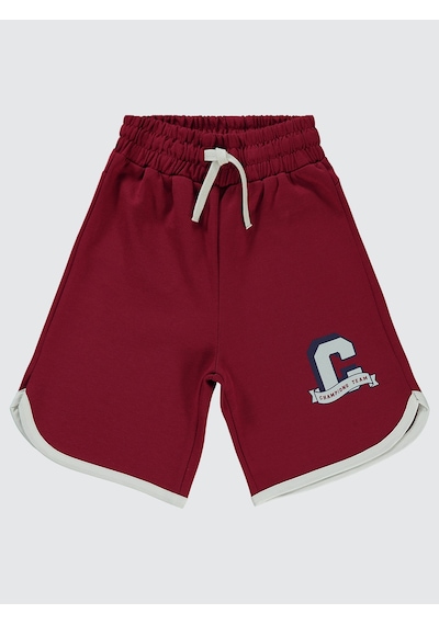 Civil Boys Erkek Çocuk Kapri 6-9 Yaş Bordo