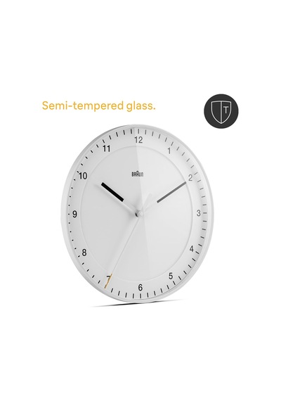 Braun Klasik Büyük Analog Duvar Saati Sessiz Saat Mekanizması, Ko Diğer